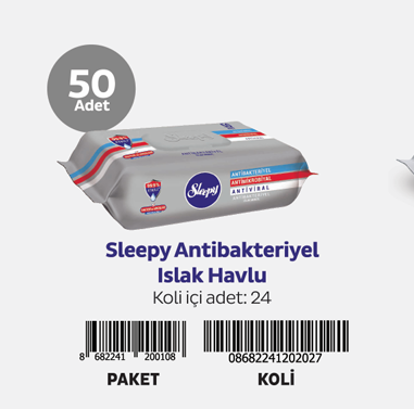 Sleepy Islak Havlu